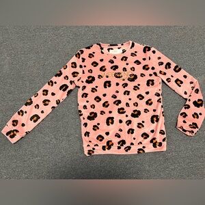 F&F Pink Leopard Print Kids Sweatshirt